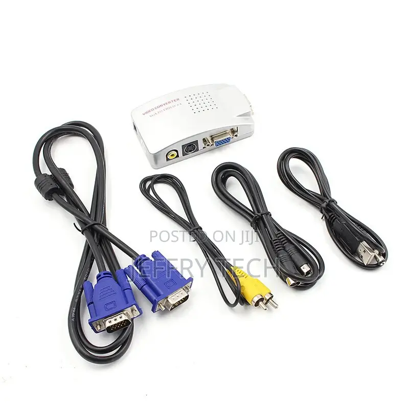 Universal Ntsc Pal VGA to TV AV Rca Signal Adapter Converter