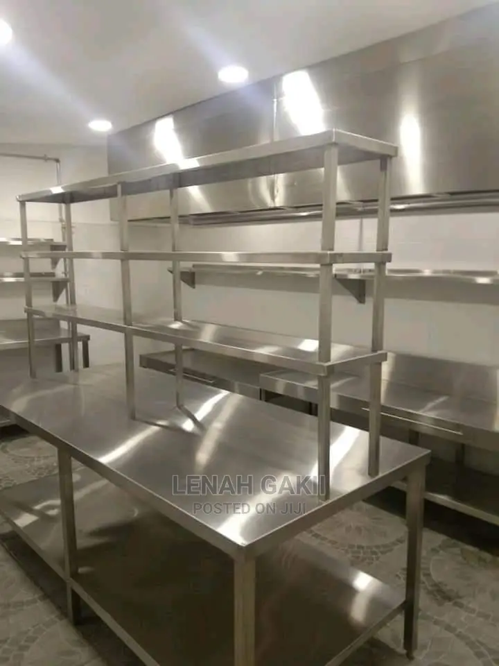 Stainless Steel Worktop With Overlap