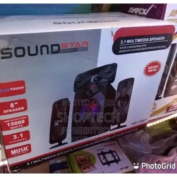 3.1 Ch Multimedia Speaker Sound Star 1667 Woofer.