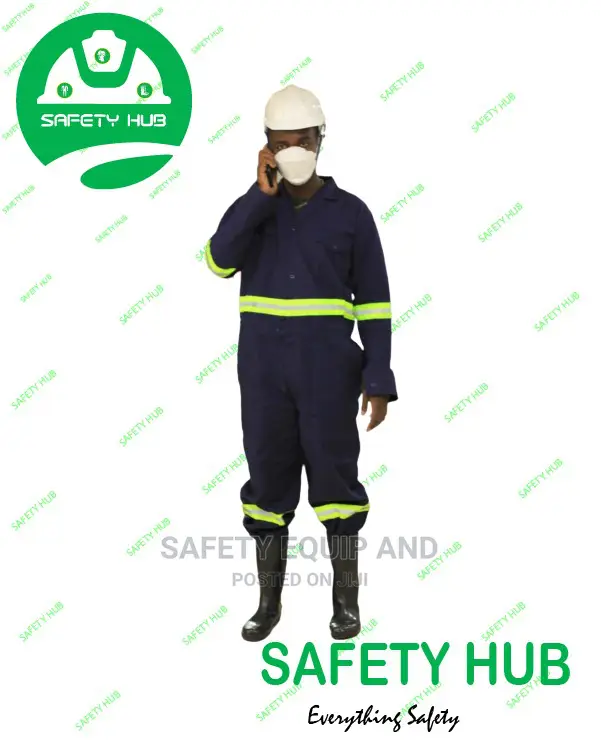Safety Overalls Available With Luminous Green Reflector