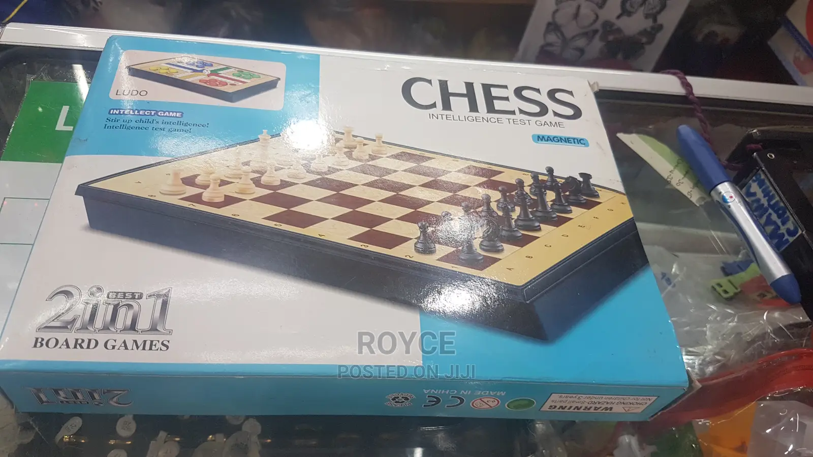 2 in 1 Ludo Chess Board Game