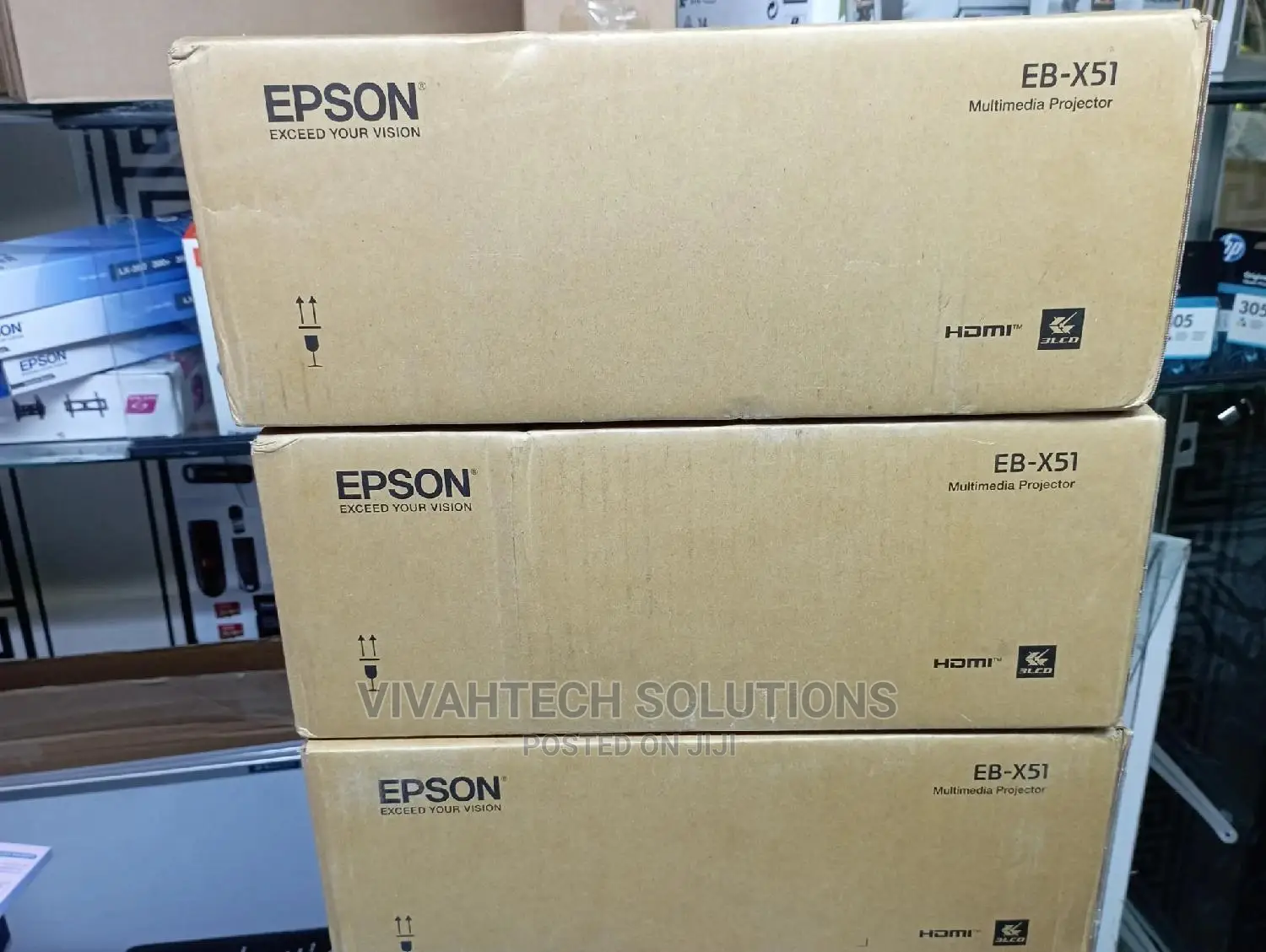 Epson X51 EB-X51 Wireless Projector Wi-Fi