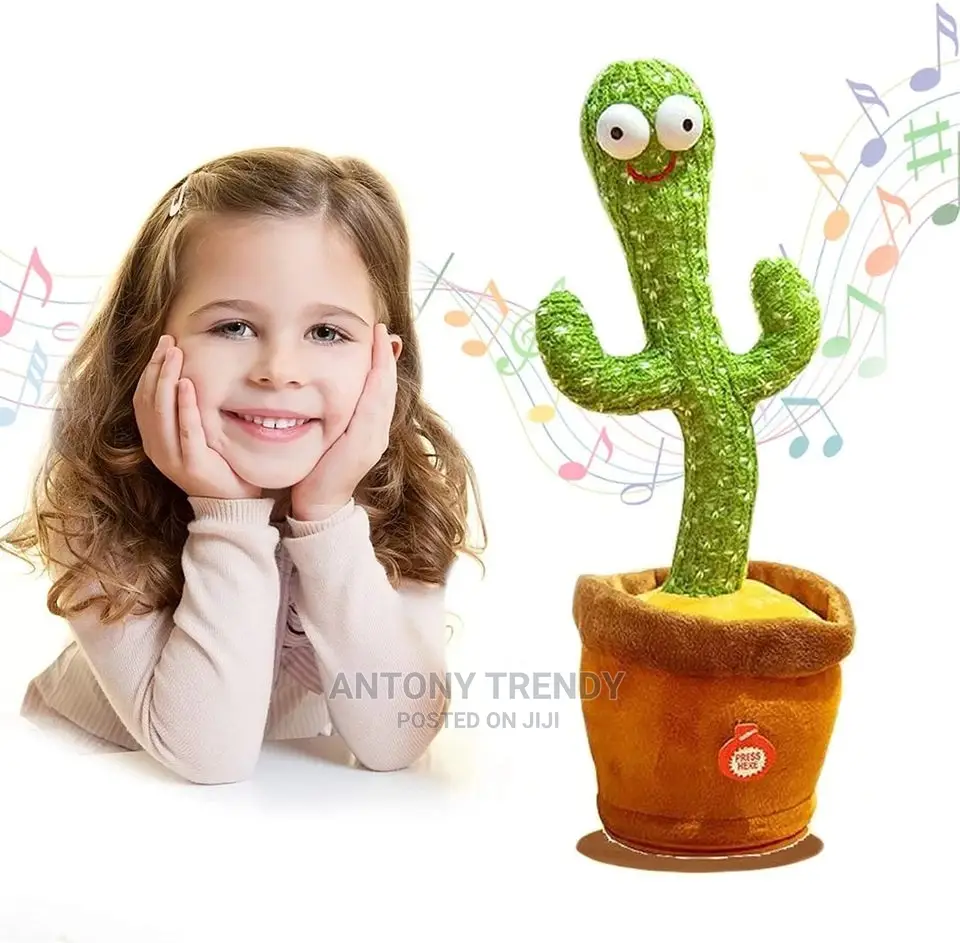 Green Dancing Cactus Talking Toy