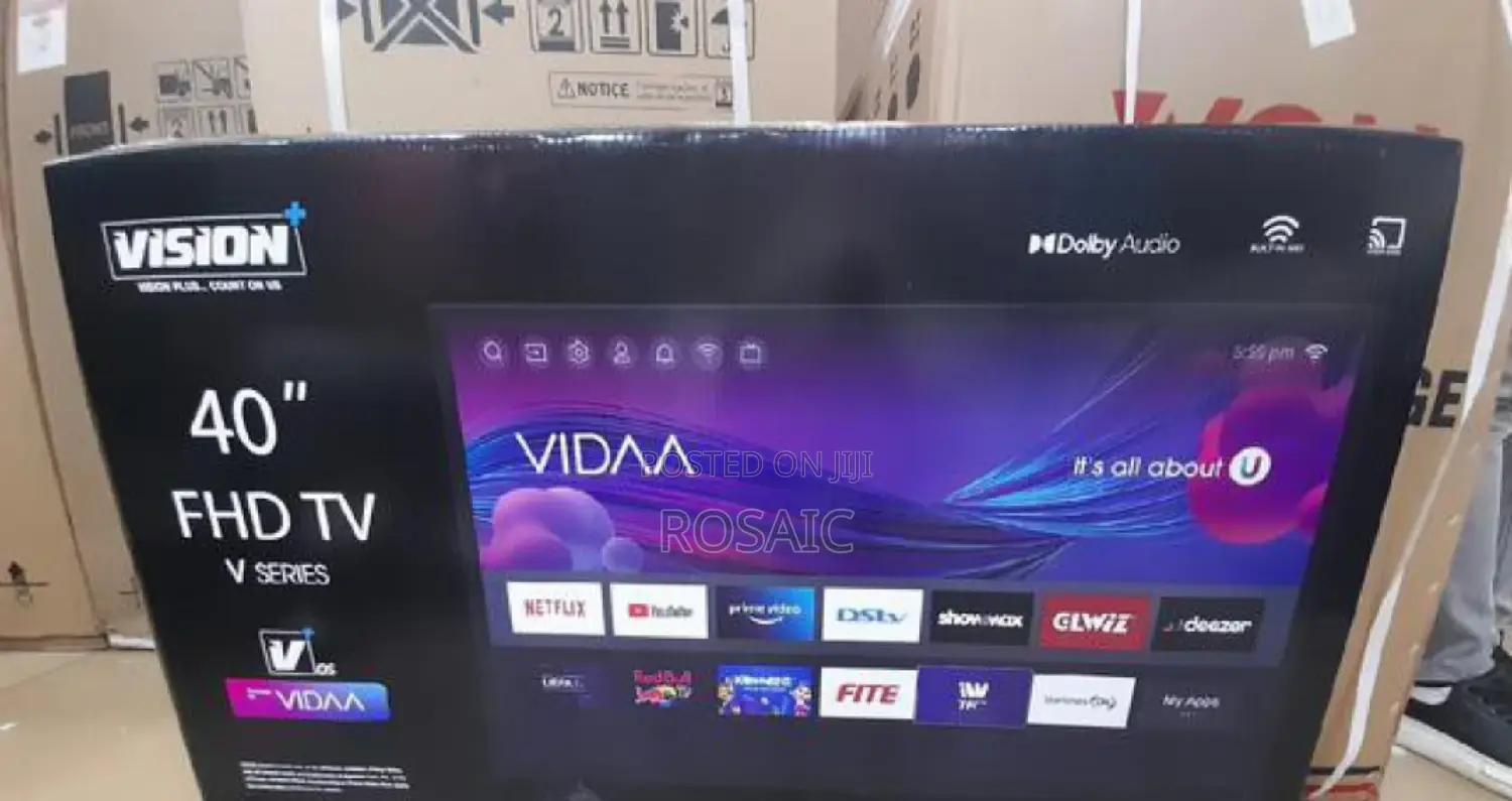 Frameless Smart Android Vision 40 Inches With Bluetooth
