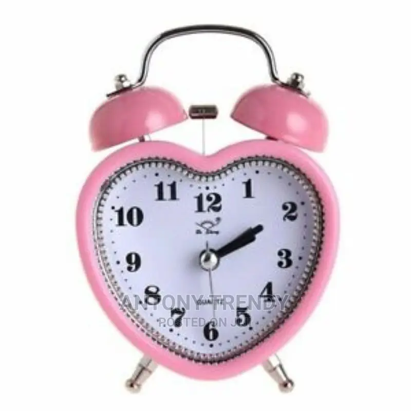 Vintage Heart Shaped Alarm Clock