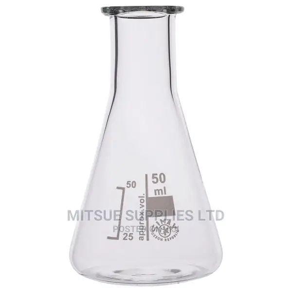 A Set of 5 Conical Flask 50ml ( SIMAX)