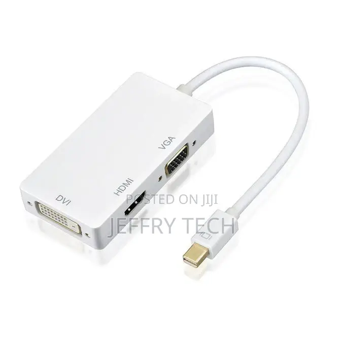 3-In-1 Mini Displayport 1.2 to VGA/DVI/HDMI 4kx2k ,Thunderbo