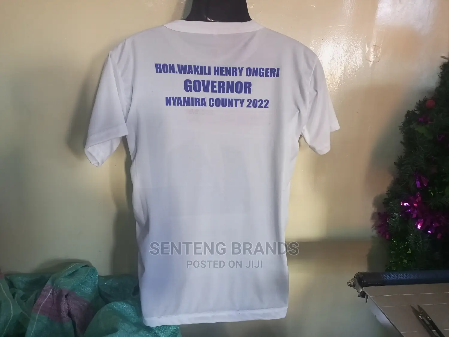Printed Campign T-Shirts White