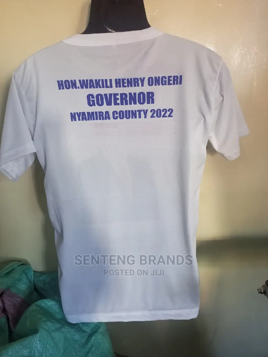 Printed Campign T-Shirts White