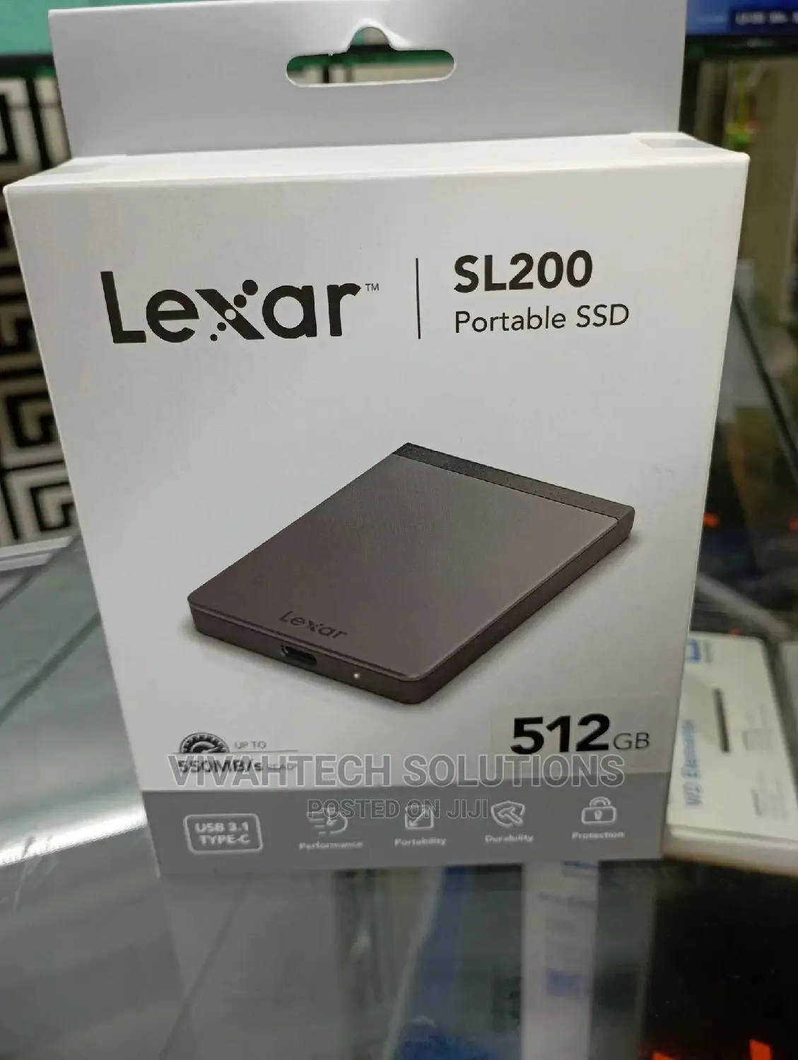 Lexar SL200 Portable External SSD 512GB -