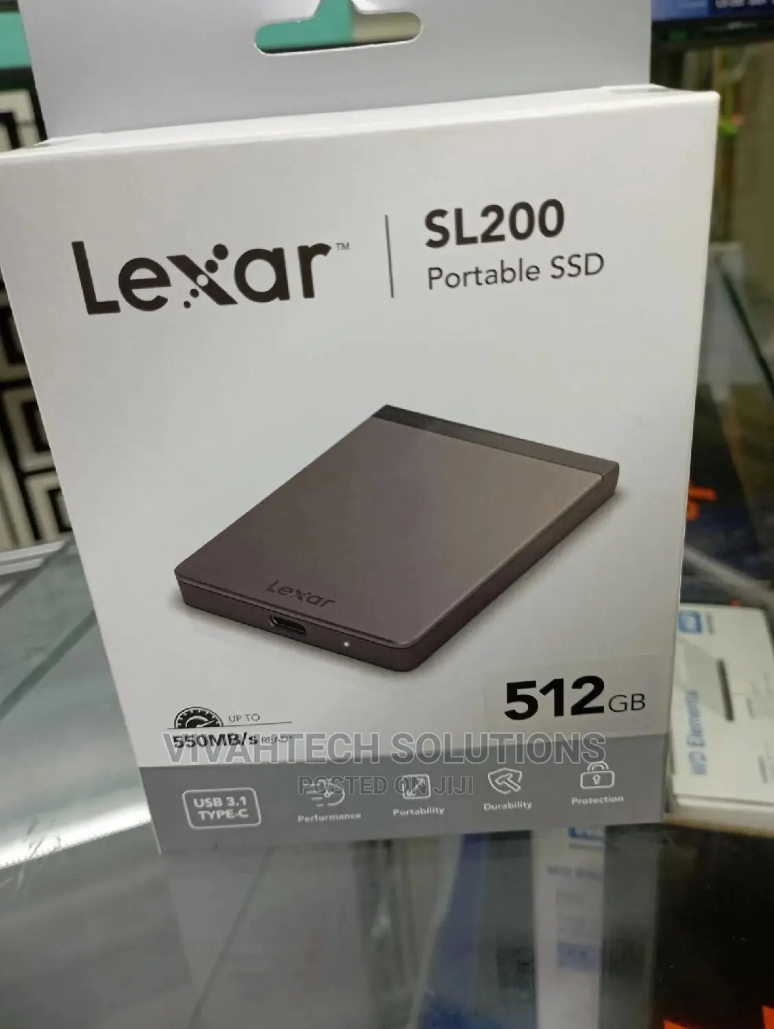 Lexar SL200 Portable External SSD 512GB -