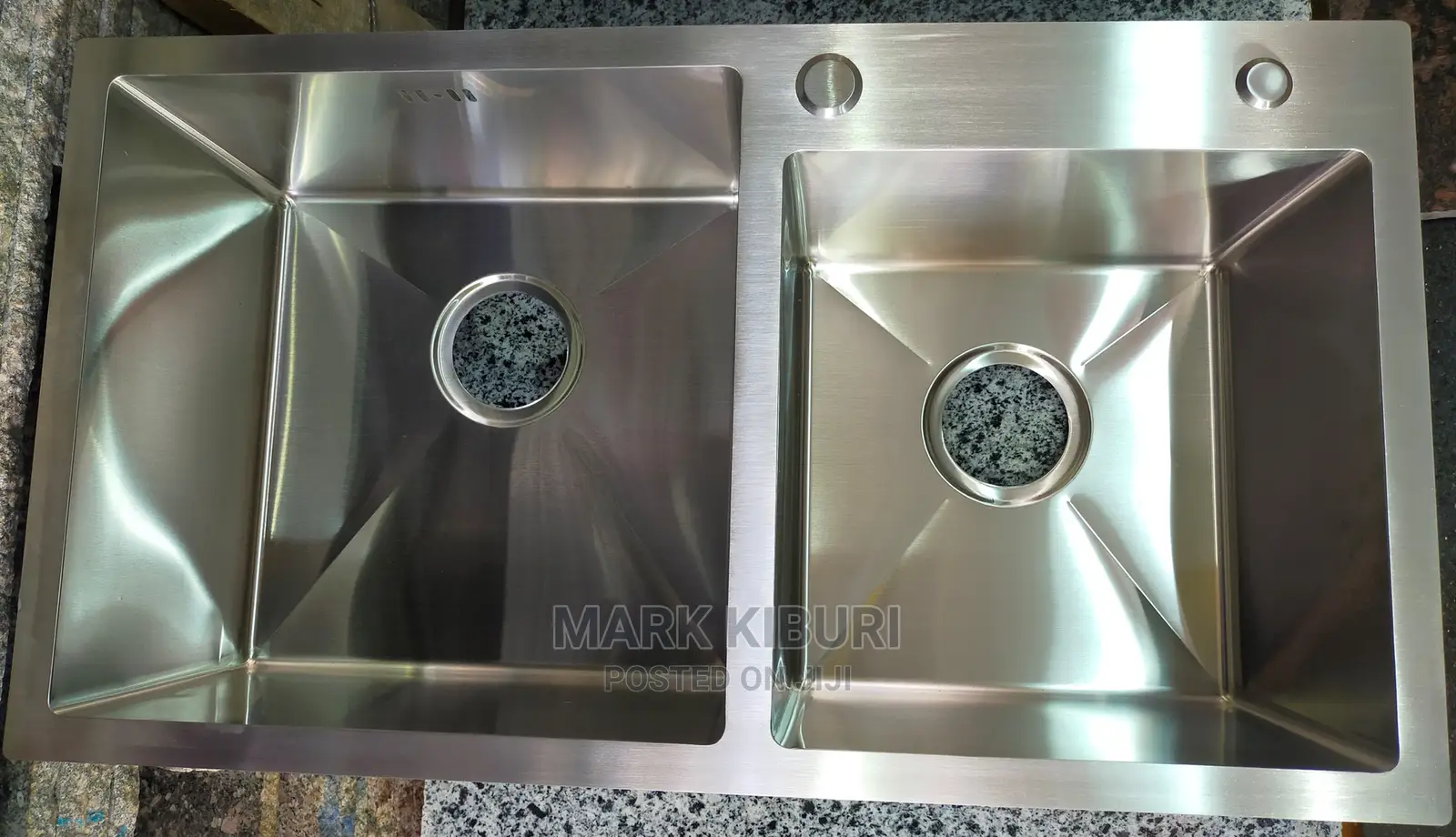 Classy Non-Rustic Double Sink