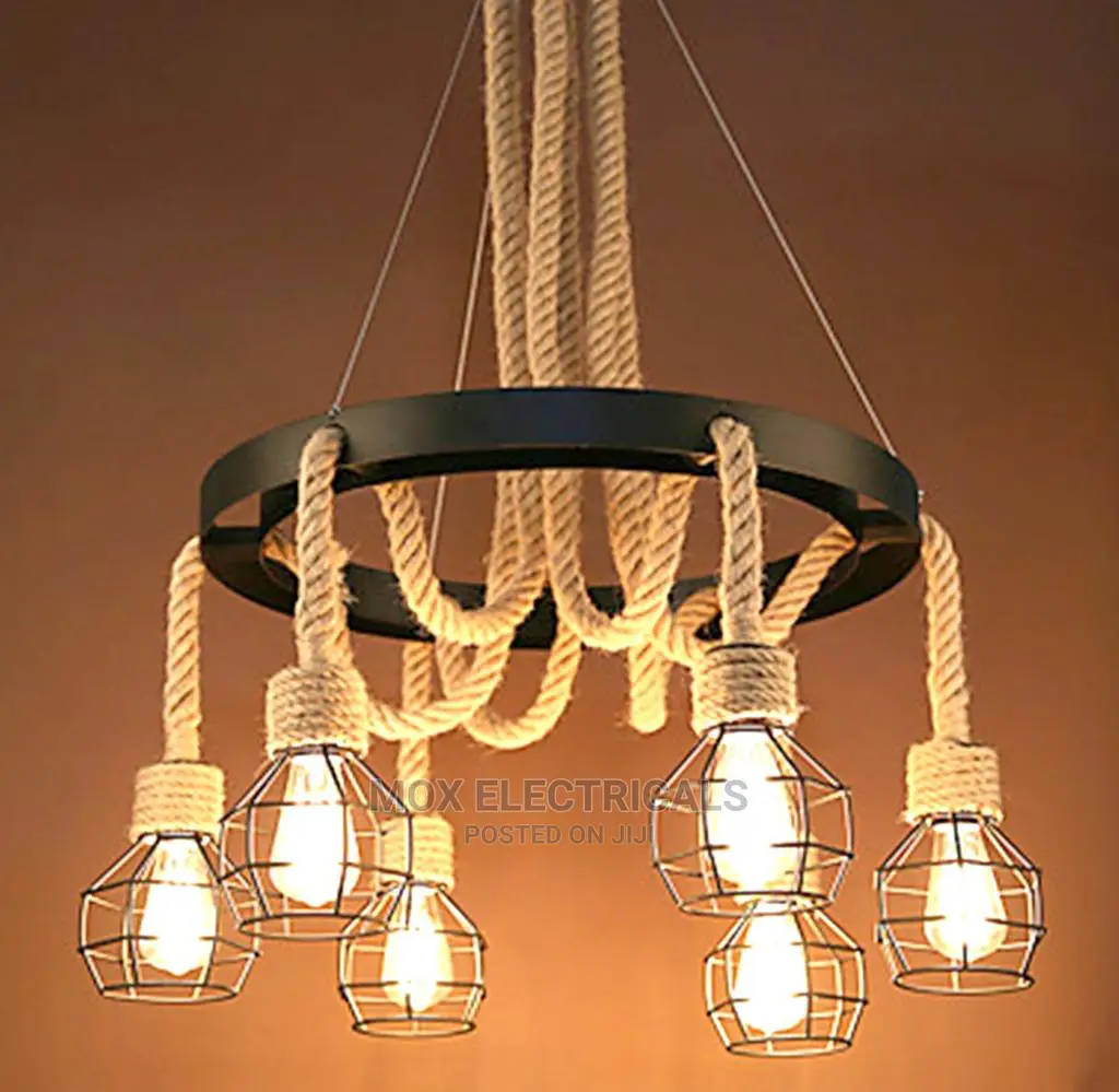 Rope Pendant Light