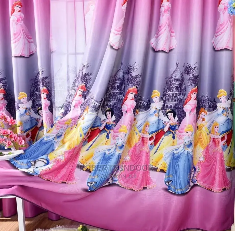 Pink Kids Curtains