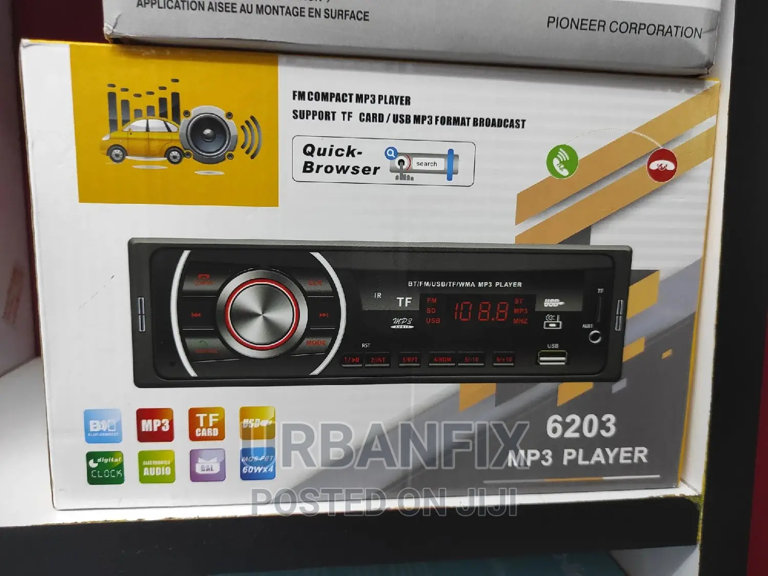 Brand New Bluetooth Radio With Bluetooth, Fm, Usb, Aux