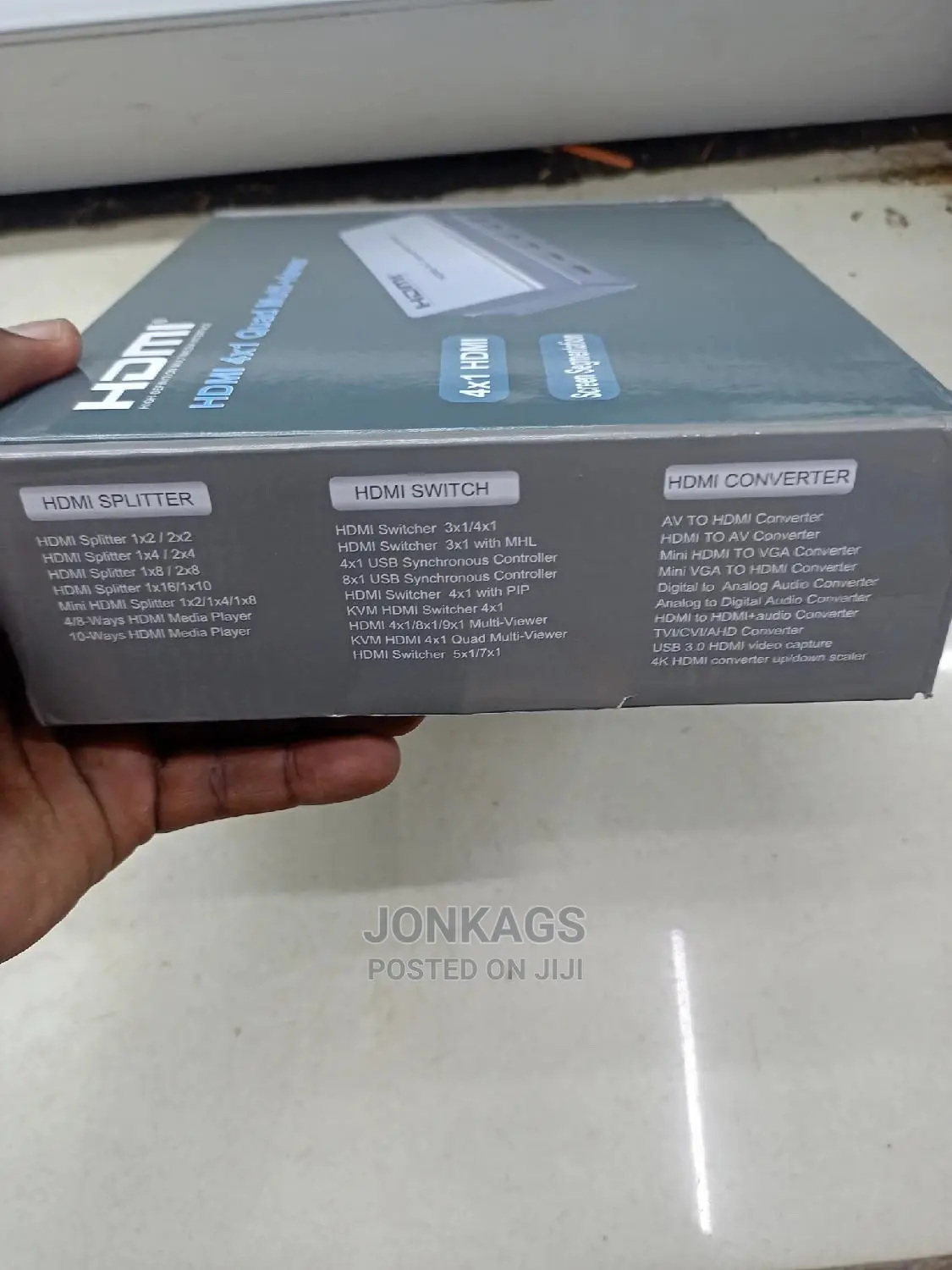 HDMI 4 In 1 Out Quad Multi-viewer 1080P