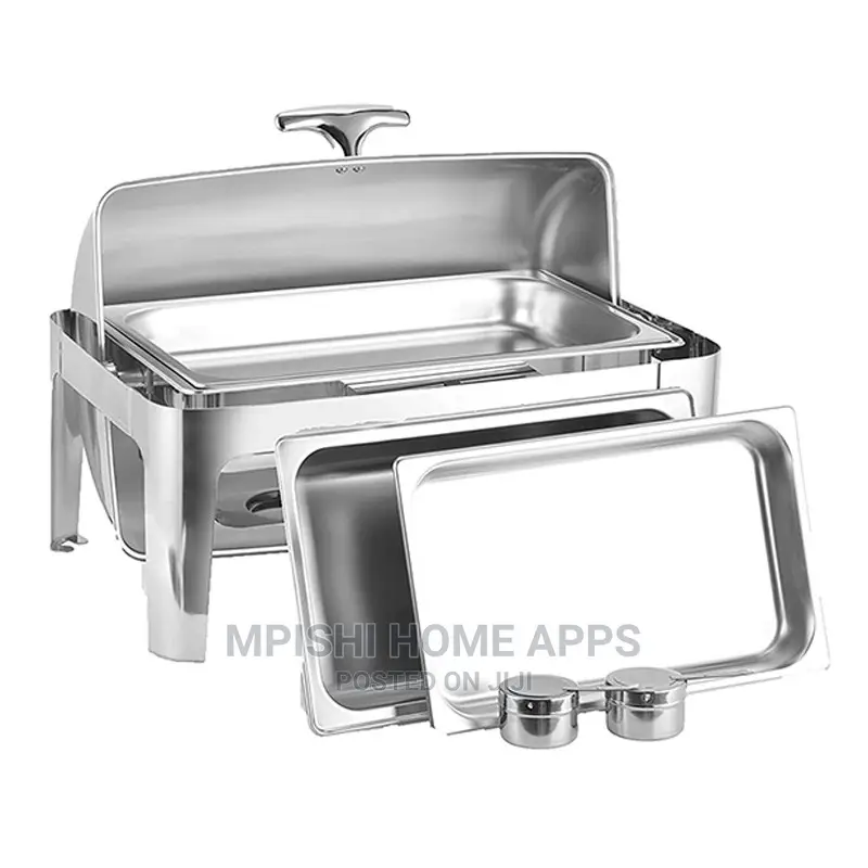 Rectangular Roll Top Chaffing Dish