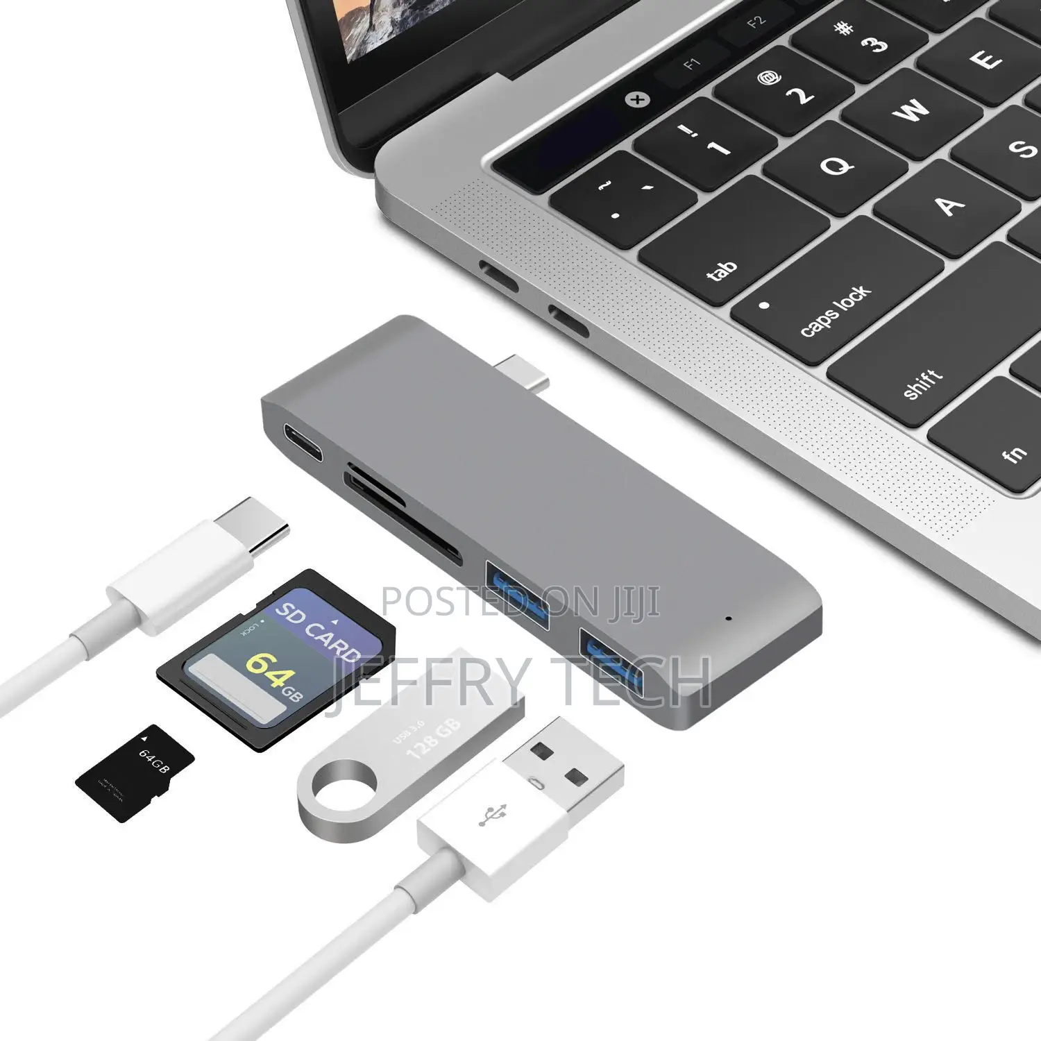 Multi 5-In-1 USB C Hub Portables Type C Hub USB 3.0 SD TF Ca
