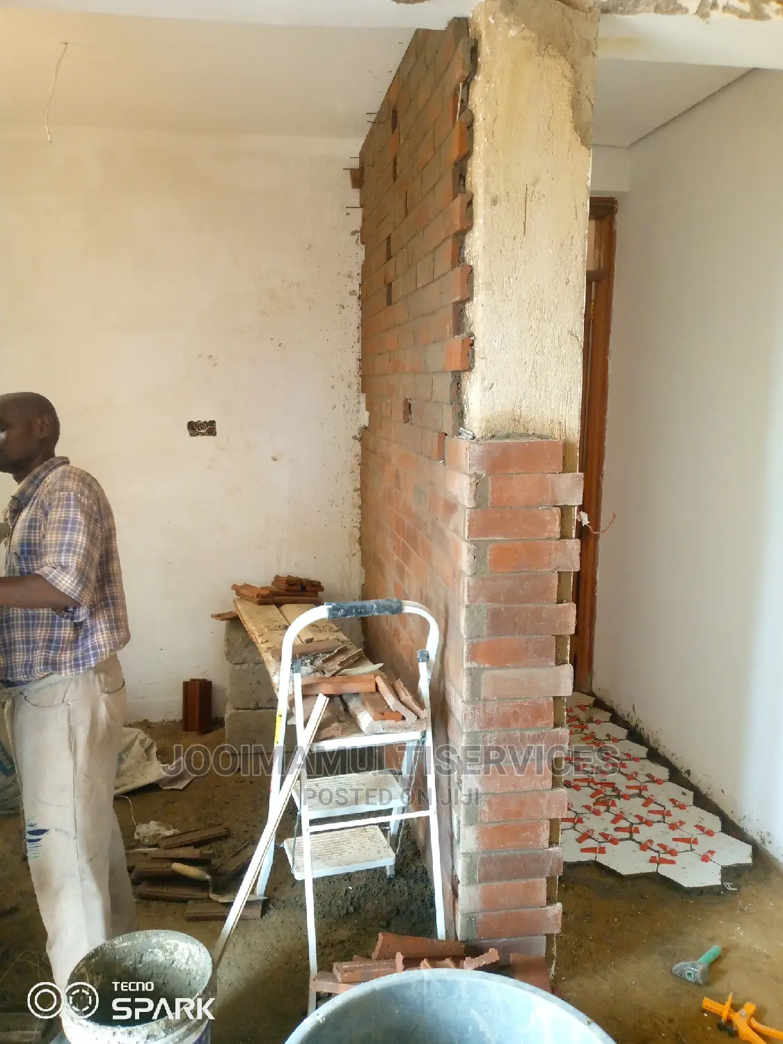 Bricks And Tilling Installation