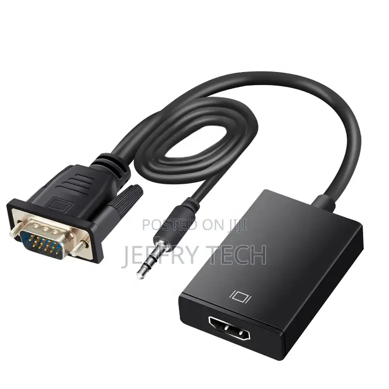 1080P Active HDTV HDMI-A to VGA Adapter Male to Female Conve