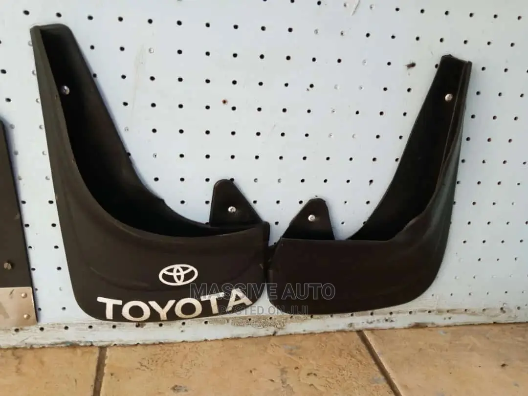 Black Toyota Mud Flaps