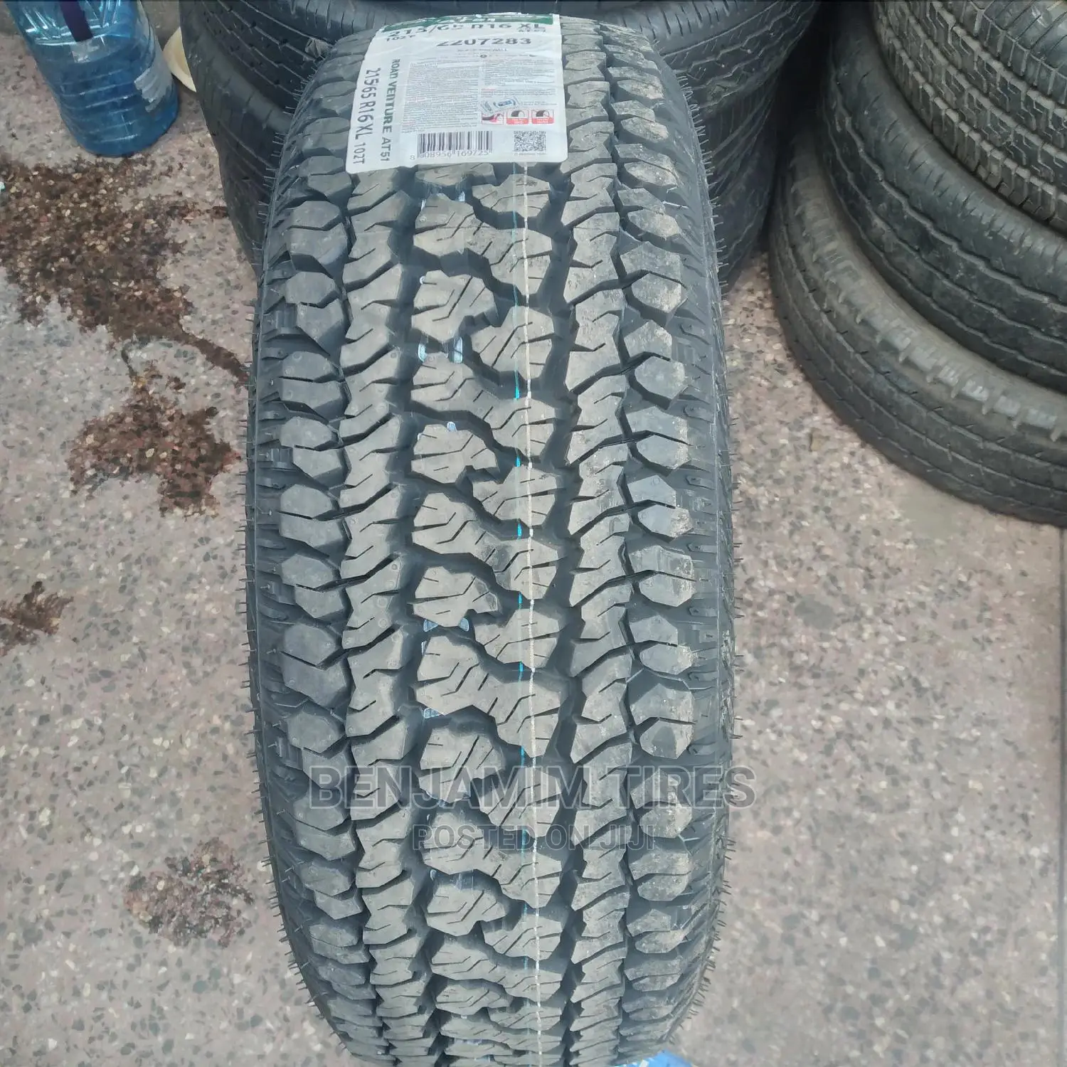 Marshal Tires Sizes 215/65r16 Made in Vietnam.