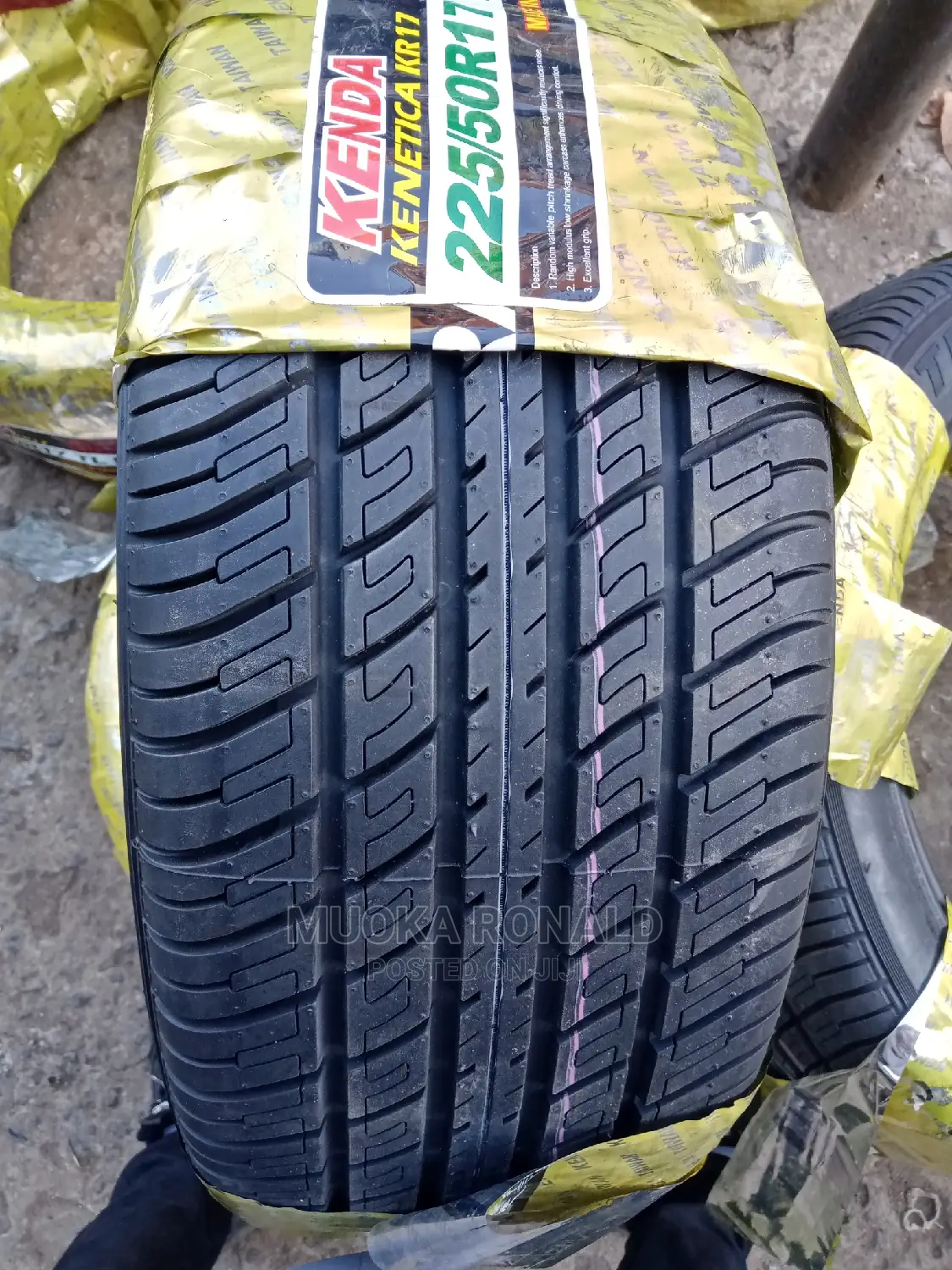 225/50r17 Kenda Tyre Made in Taiwan (Mileage Warranty)