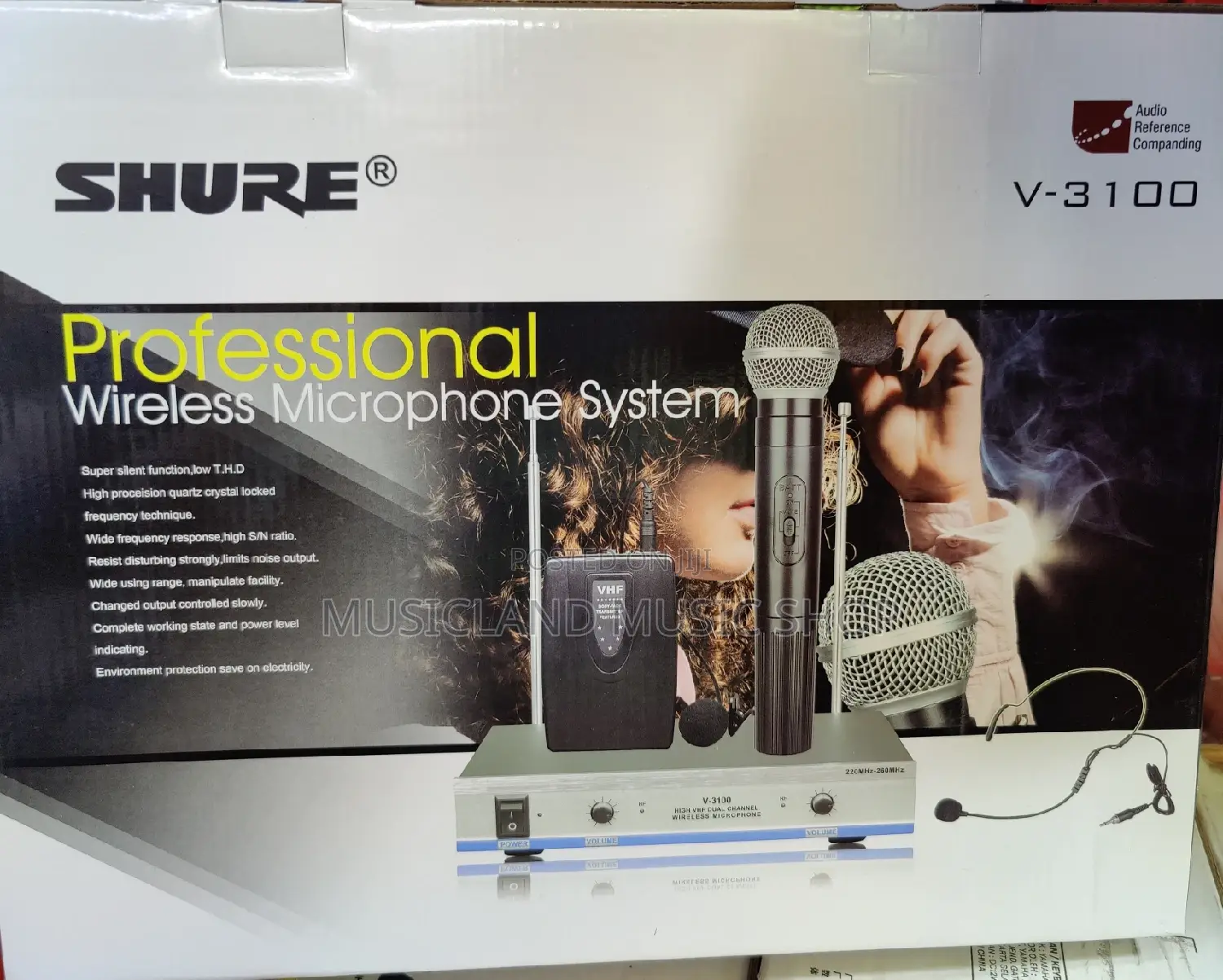 Shure 3 in 1 Wireless Microphone