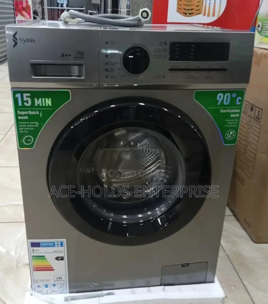7kgs Front Load Syinix Washing Machine.
