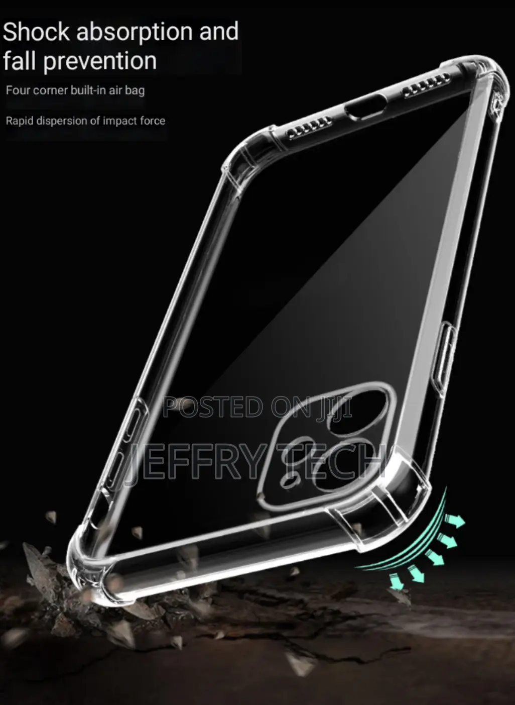 Tpu Phone Case for iPhone 12 Pro Max Clear Tpu Mobile Phone