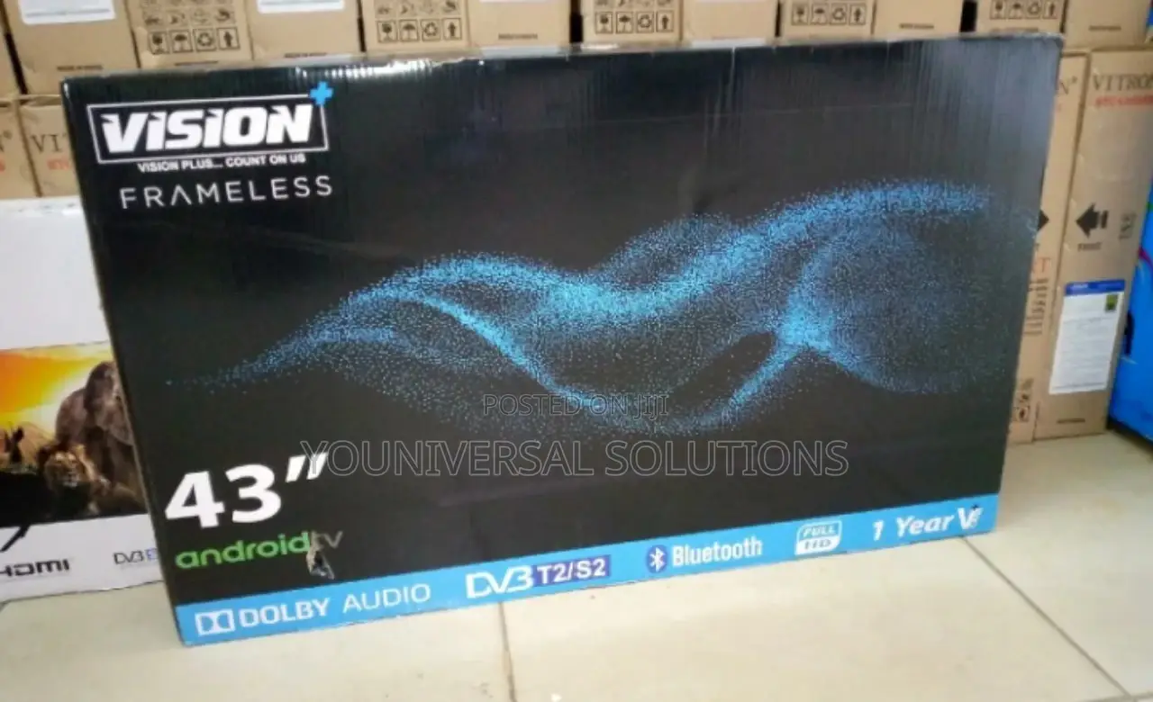 Vision 43 Inches Smart Android Digital Tv.