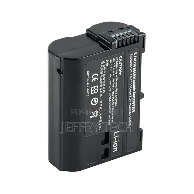 Rechargeable Li-Ion Battery EN-EL15 for Nikon Camera Accesso