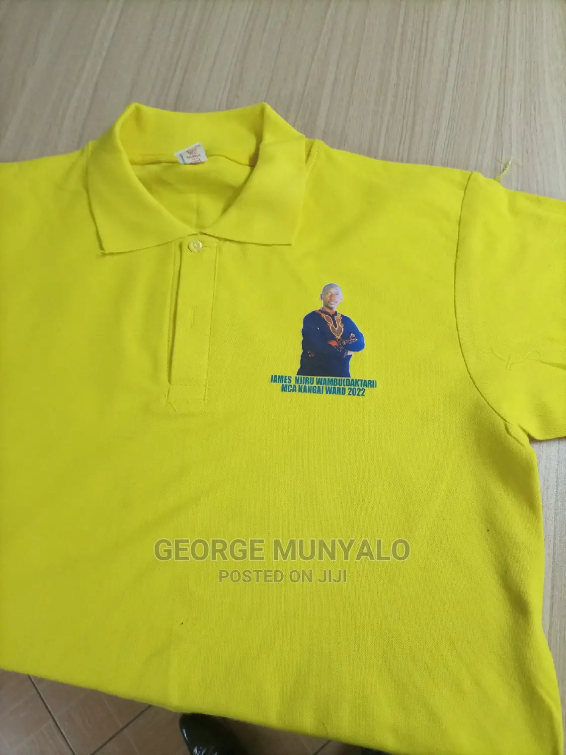 Quality Yellow Campaign Polo Shirts