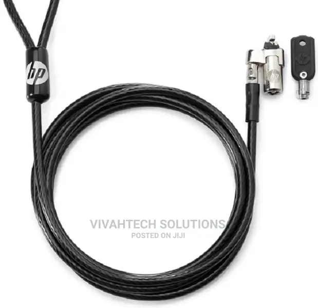 HP Keyed Cable Lock 10 Mm - Black T1A62AA