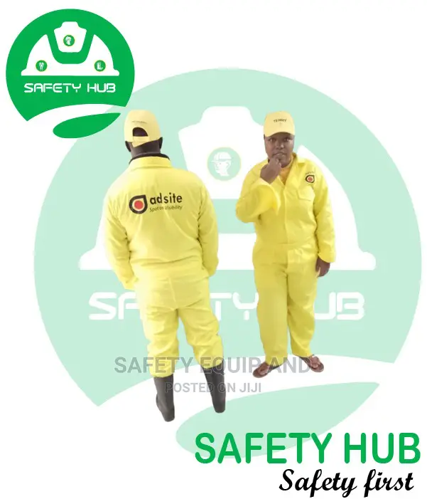 Poly Cotton Overalls/Yellow