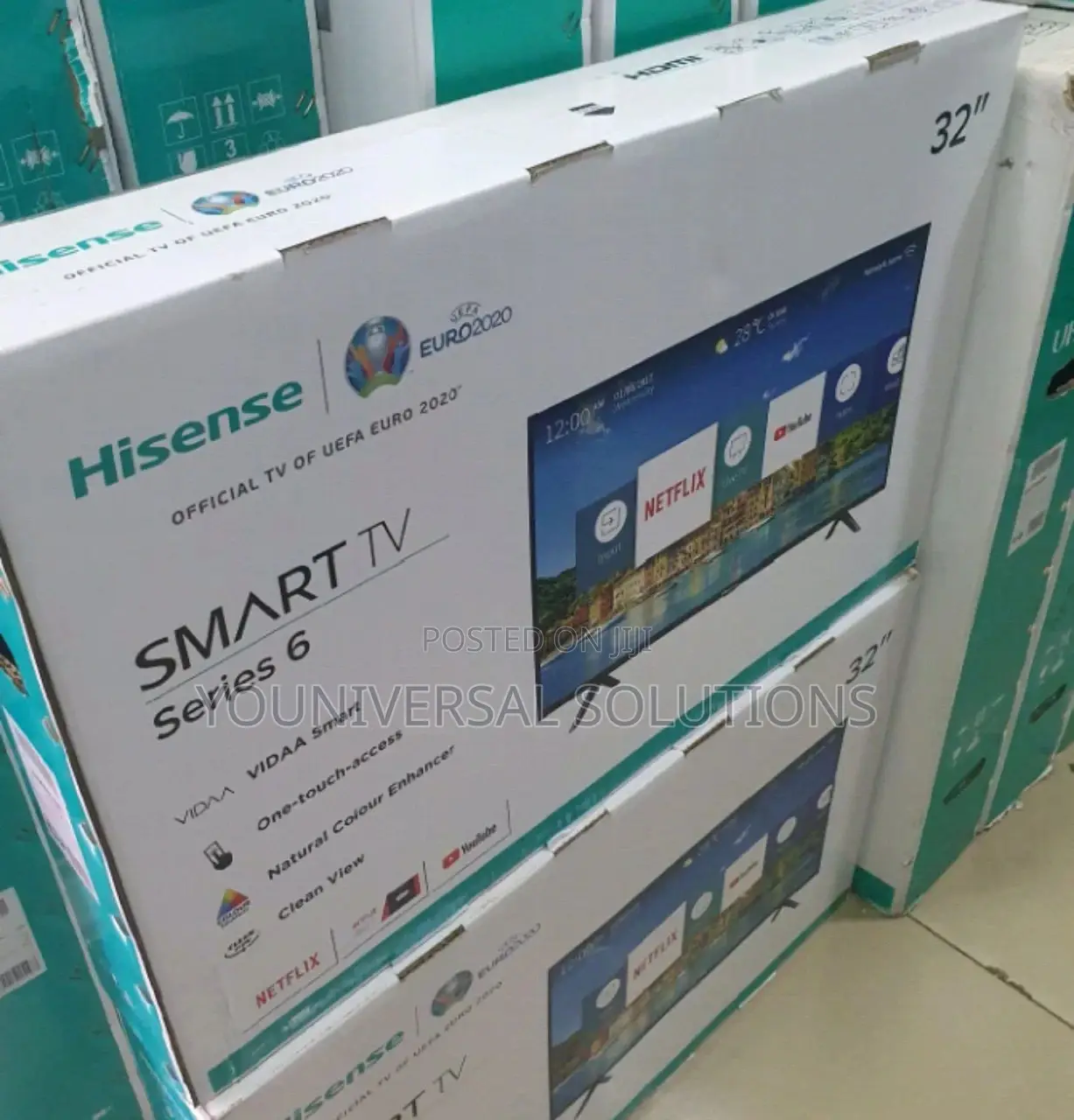 Brand New Hisense 32 Inches Smart Android Digital Tv.