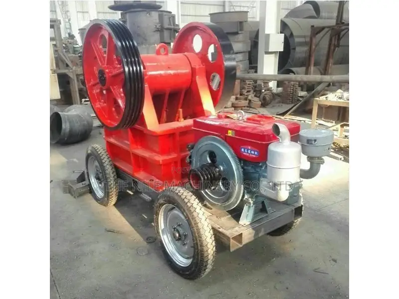 Small Heavy Duty Diesel Engine Jaw Crusher PE 250 400