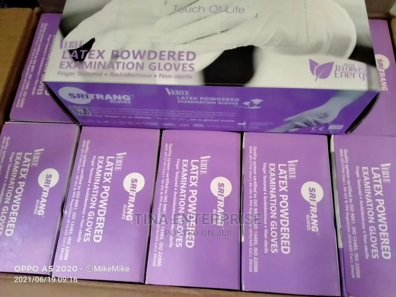 Latex Powdered Gloves