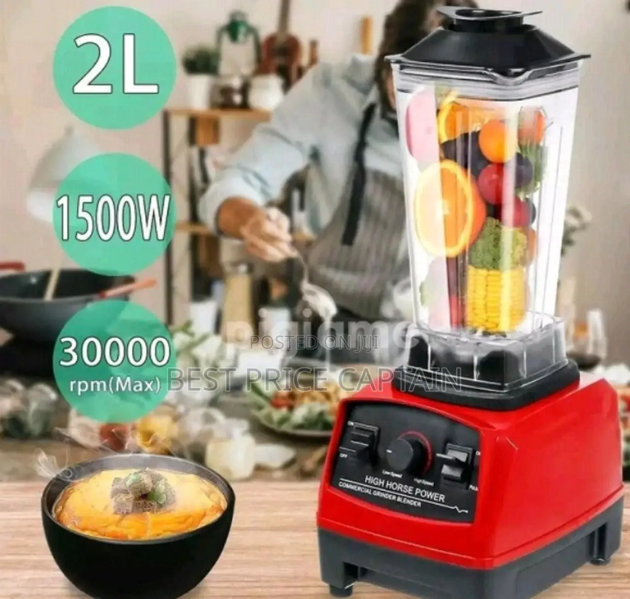 1500 Watts Nunix Commercial Blender