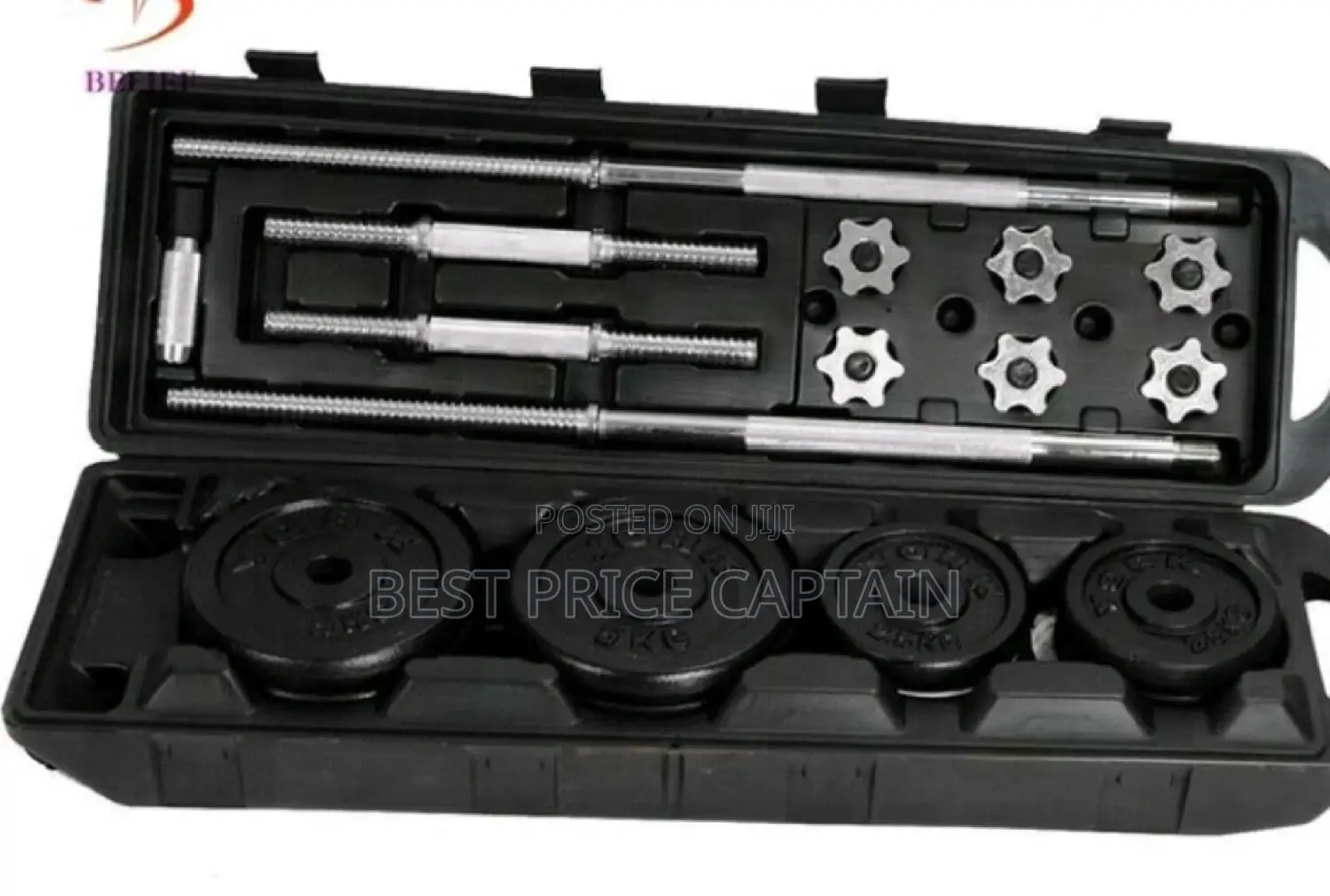 50kg Dumbells With a Case