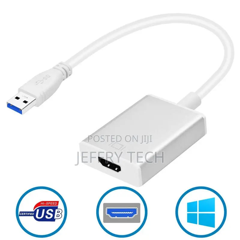 USB 3.0 to HDMI 1080P Video Graphics Cable Converter for Mu