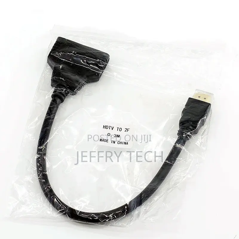 1male to 2 Female Extender Hdmi Y Cable Hdmi 1-2