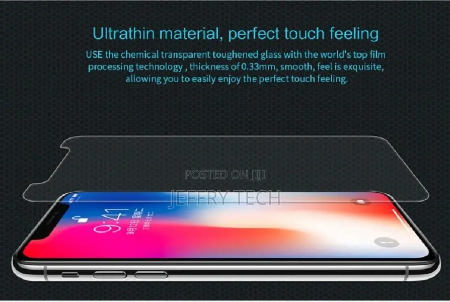 iPhone X 8 7 6 6S Plus Glass Tempered Glass Screen P