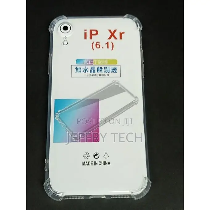 Back Cover Anti Shock for iPhone XR - Transparent