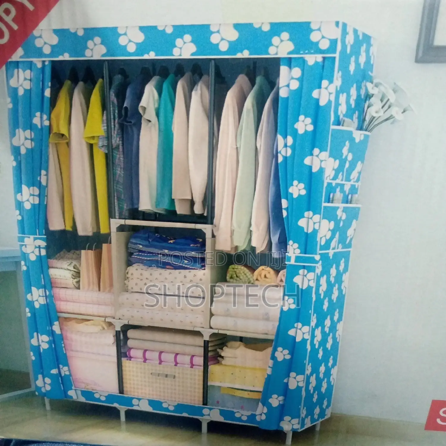 Portable Wooden Wardrobe