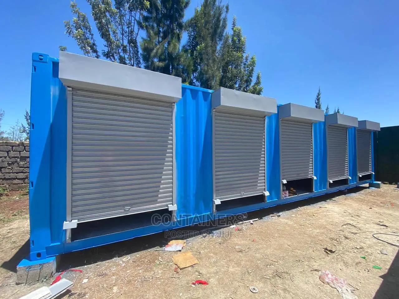 Container Fabrication Services in Kenya-Stalls