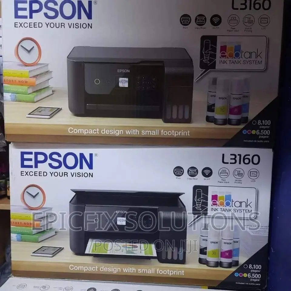 Epson Ecotank L3160 Print/Scan/Copy Wi-Fi Tank Printer [H