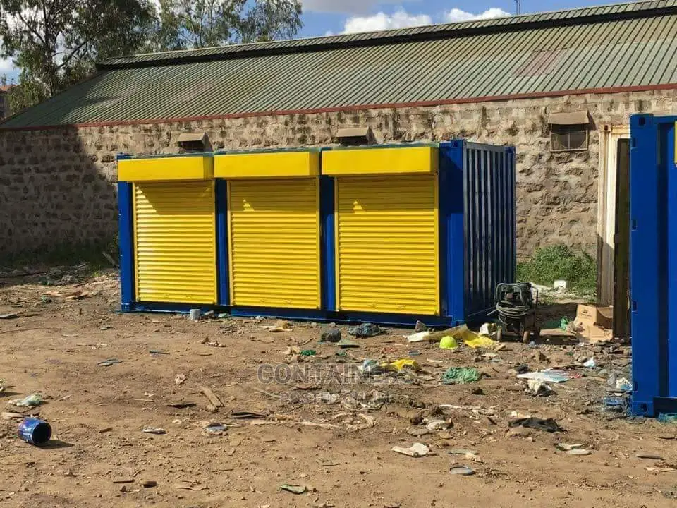 20ft Container Fabricated Into Shops Delivery Kangemi