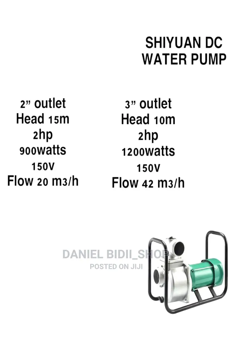Shiyuan DC Water Pump 3inch