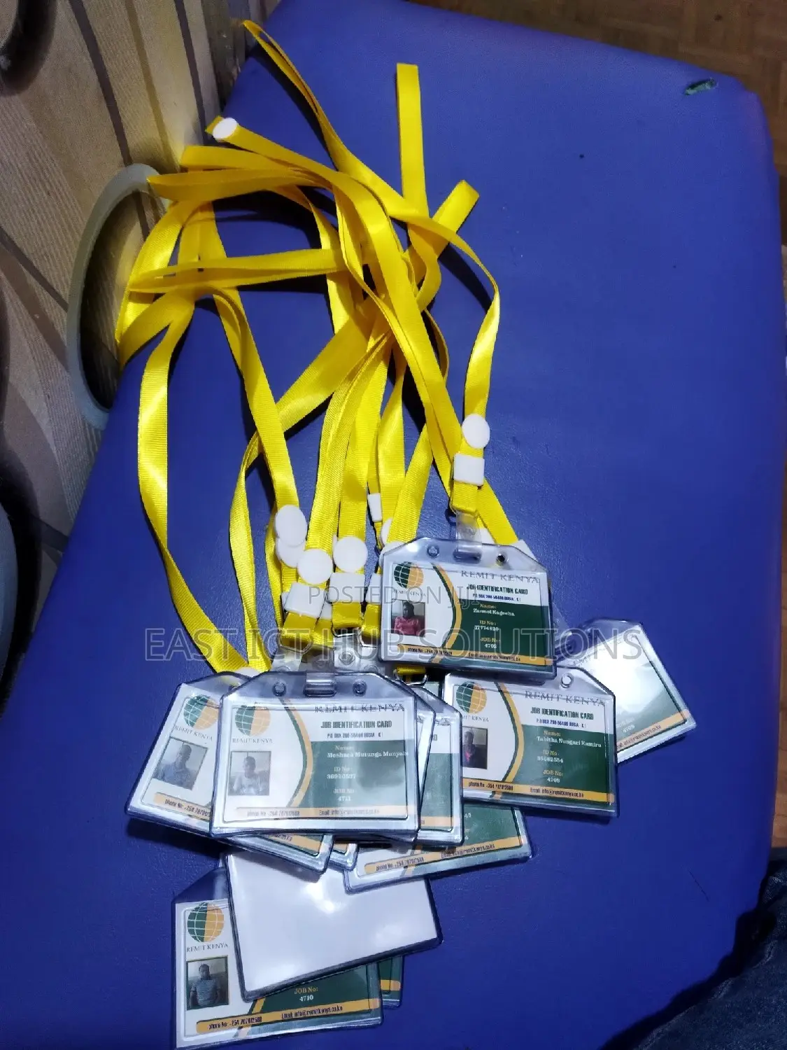 Interchangeable ID Holder Badge Lanyard And Card Holders